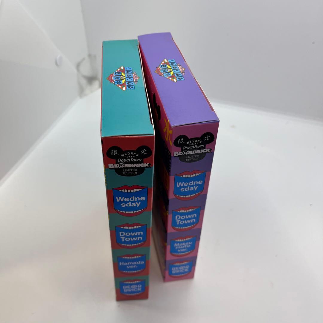 【新品未開封】水曜日のダウンタウン　松本人志　浜田雅功　ベアブリック　100%