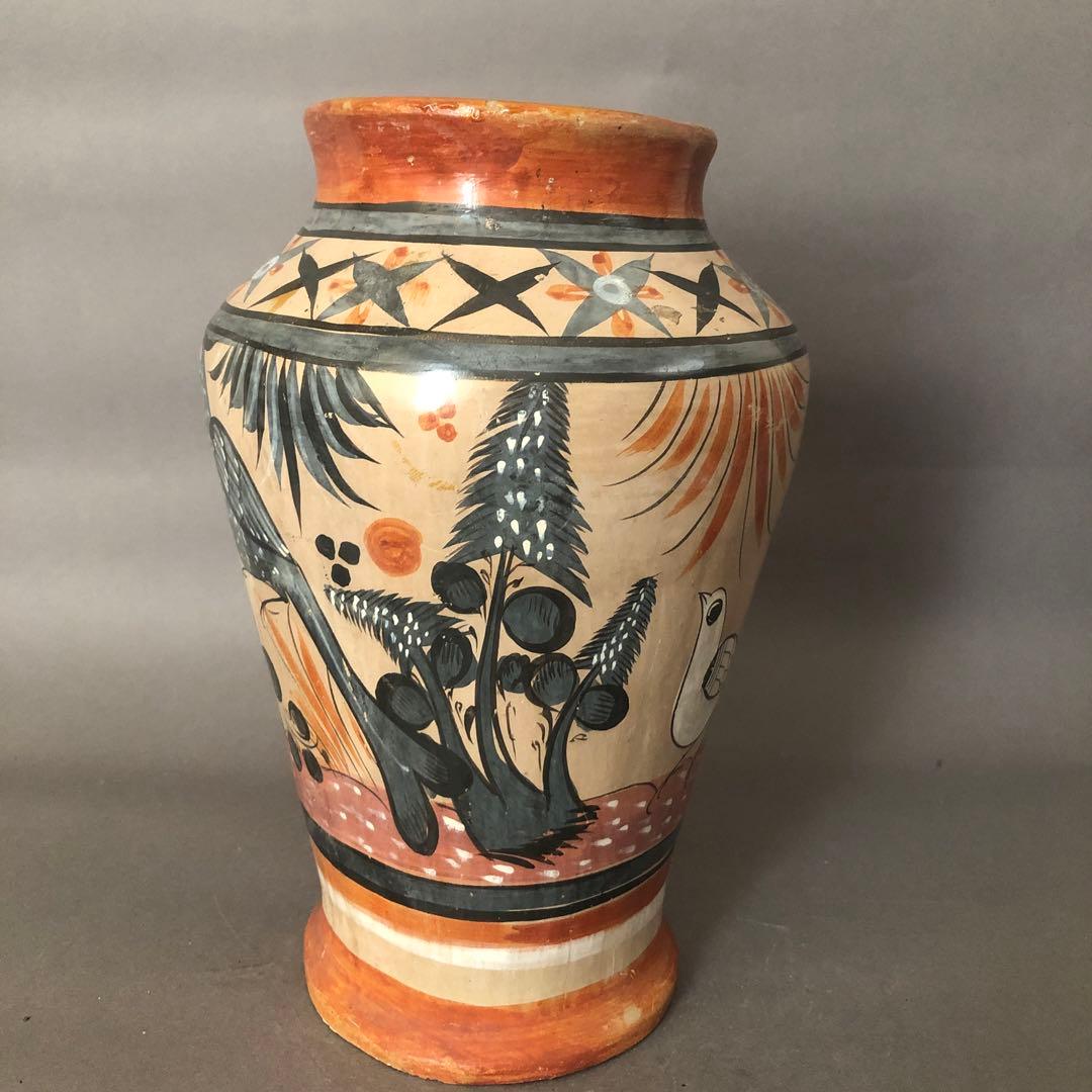 メキシコ　トナラ焼の壺