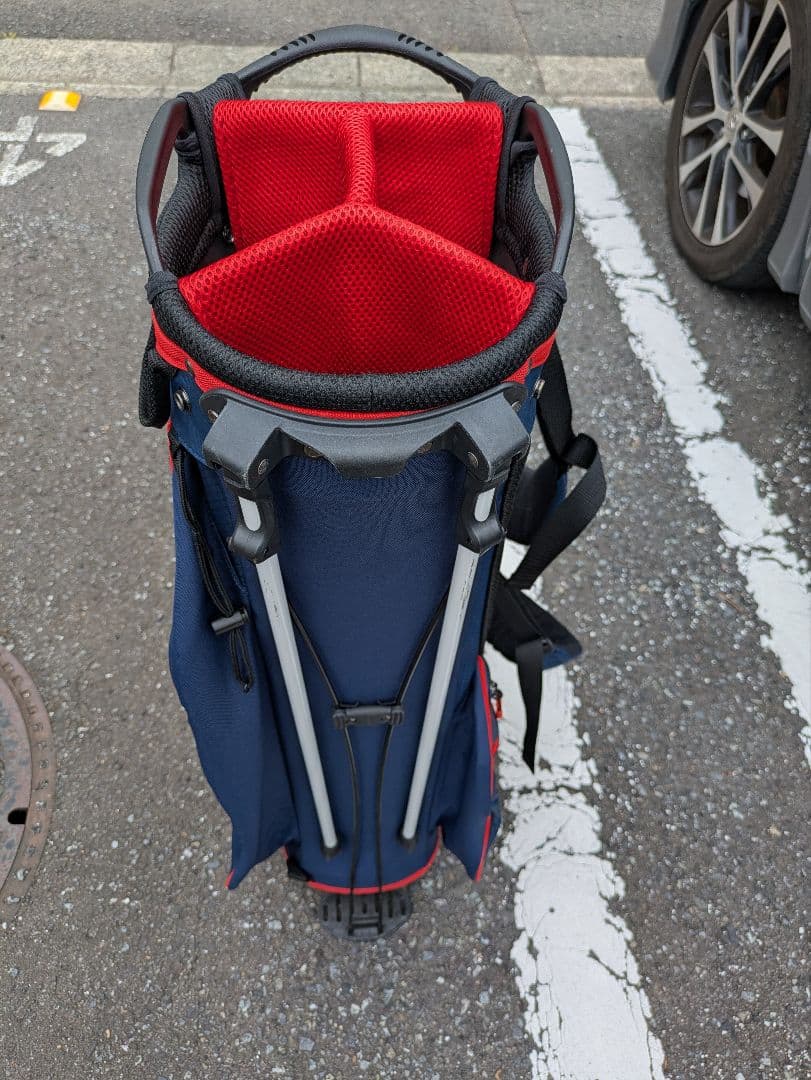 TaylorMade スタンドキャディバッグ ネイビー/レッド