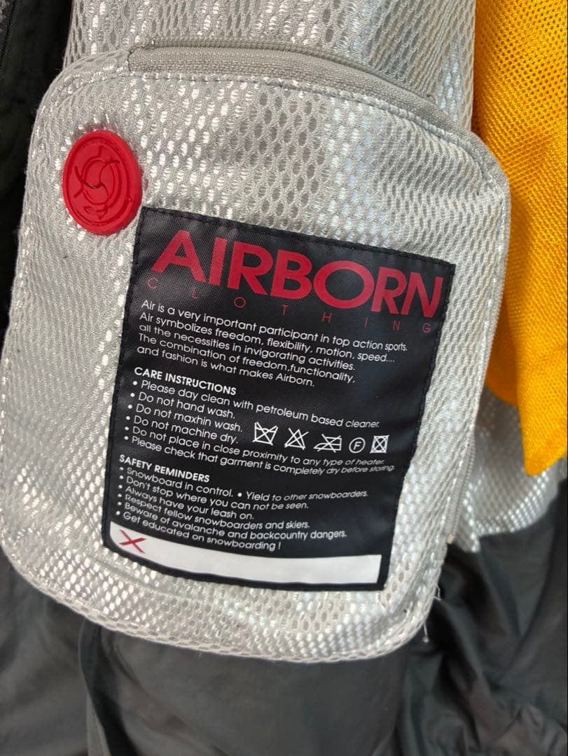ARBN フード付きジャケット エアーボーン　Mサイズ　スノーボードウェア