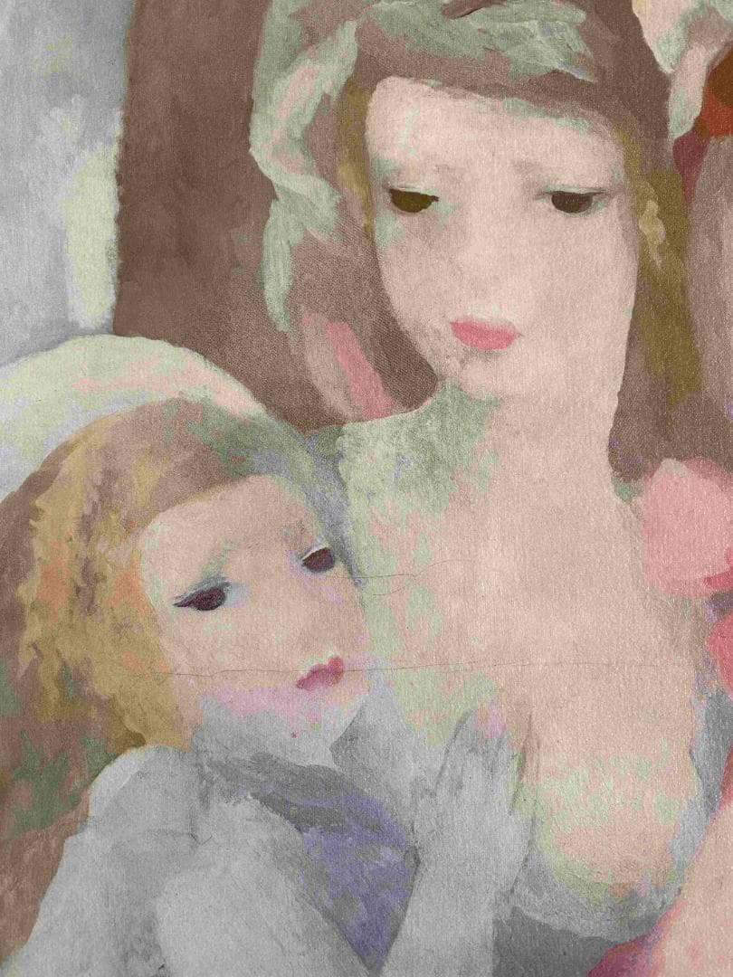 (A0010)マリー・ローランサン「母と子」