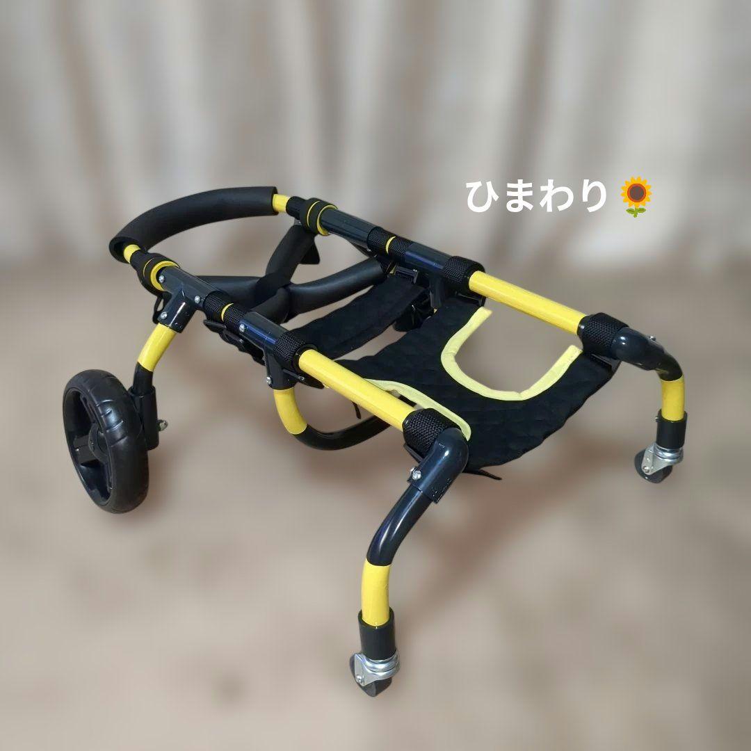 ワンちゃん4輪　リハビリ　食事補助　犬用車椅子　M.ダックス等 犬の歩行器