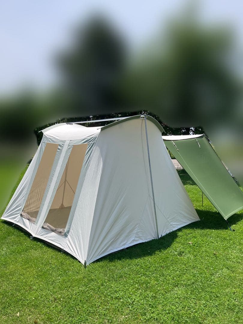 【かじ】① カーカムス スプリングバーテント ホワイトトラベラー US製