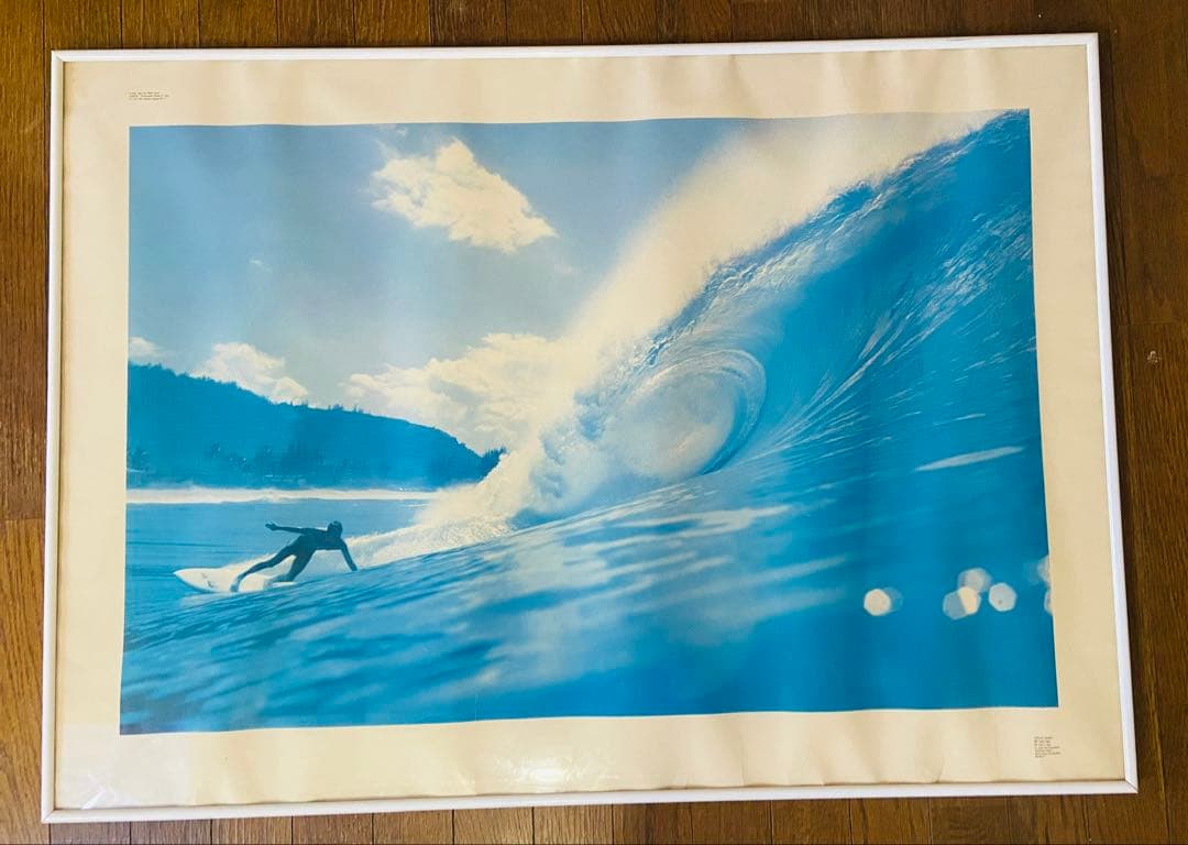 佐藤傳次郎ポスターALOHA Nalu Ola サイン入り大型希少HAWAII