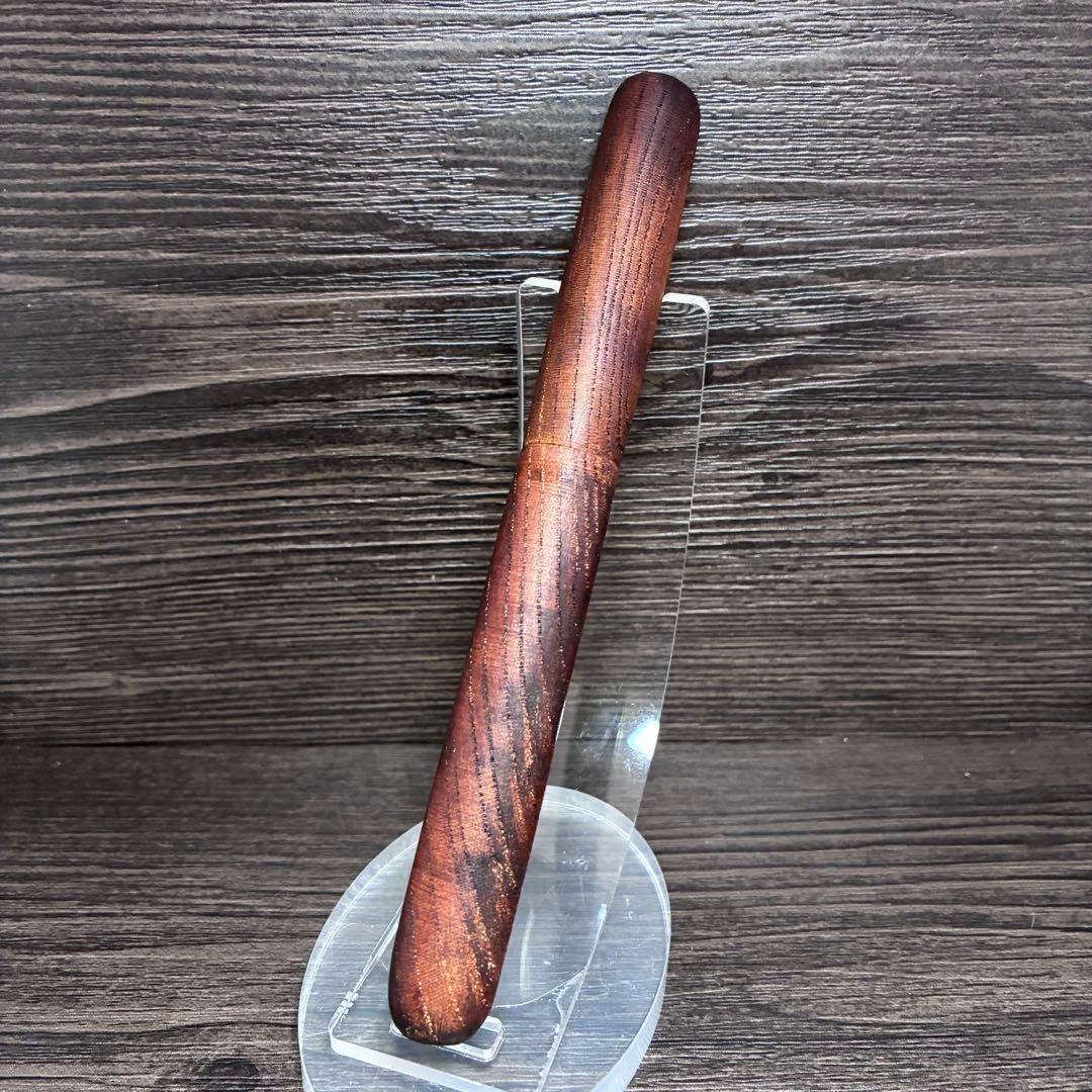 【万年筆】木の棒（欅）拭漆