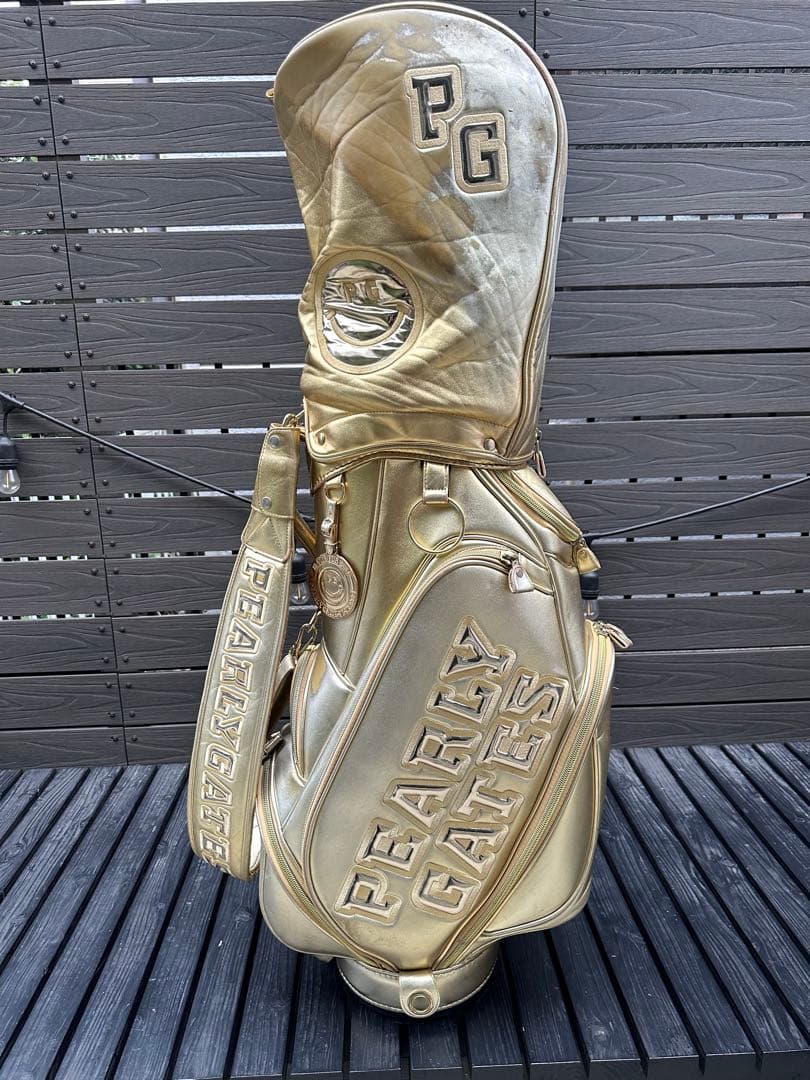 パーリーゲイツ　キャディバッグ　限定品ゴールド