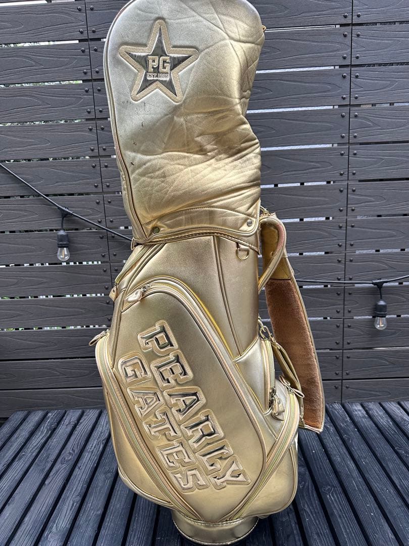 パーリーゲイツ　キャディバッグ　限定品ゴールド