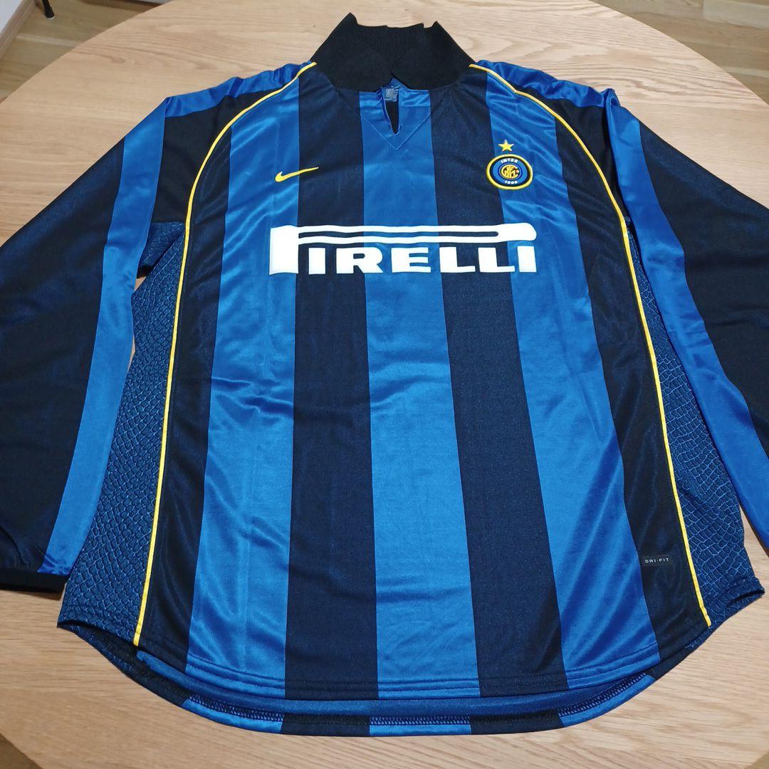 XLサイズ 正規品 00/01インテル ロナウド ナイキ カルチョパッチ付き