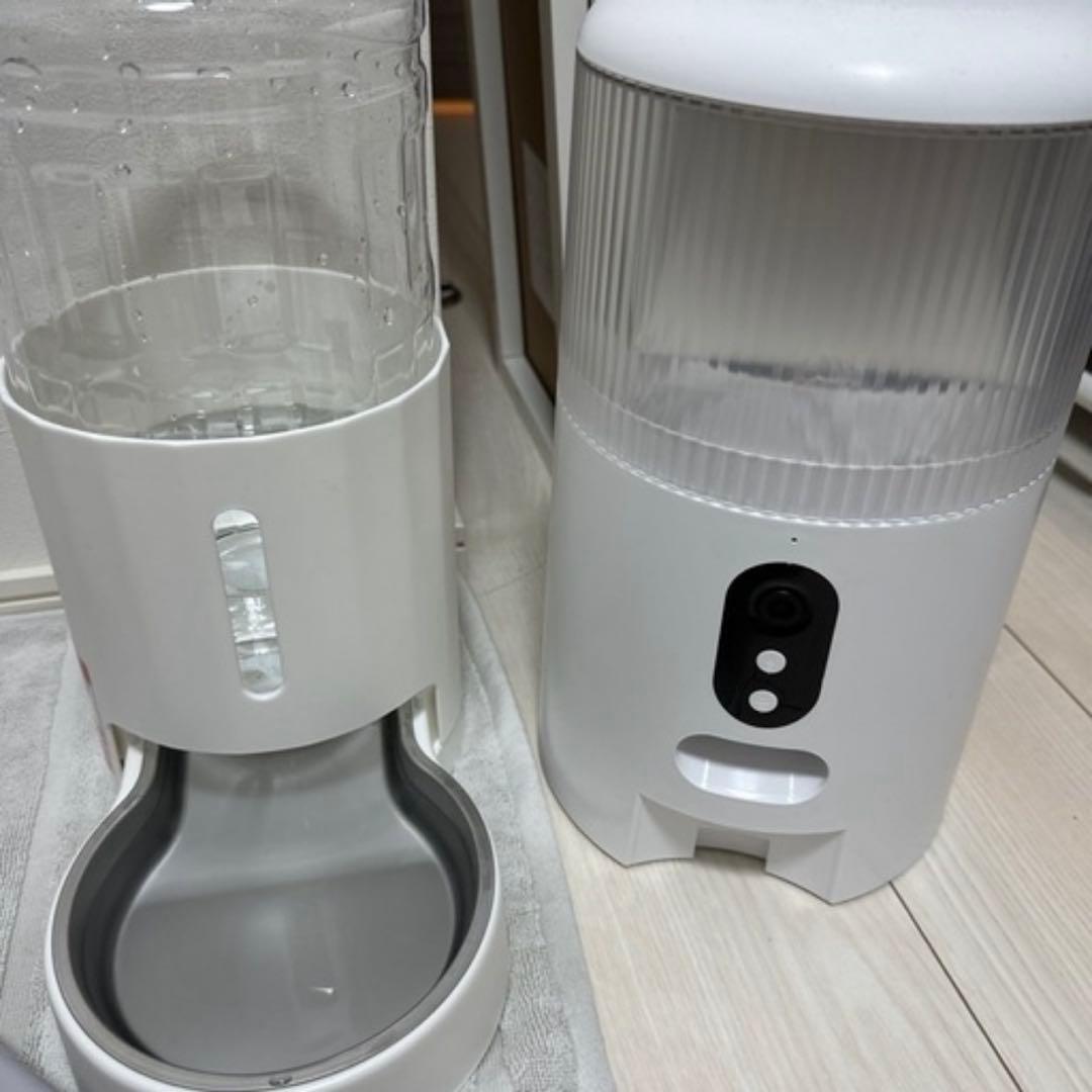 自動給餌器 4L ホワイト デジタル表示