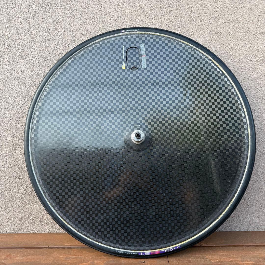 中古美品 CORIMA ディスクホイール シマノ11、12s チューブラー