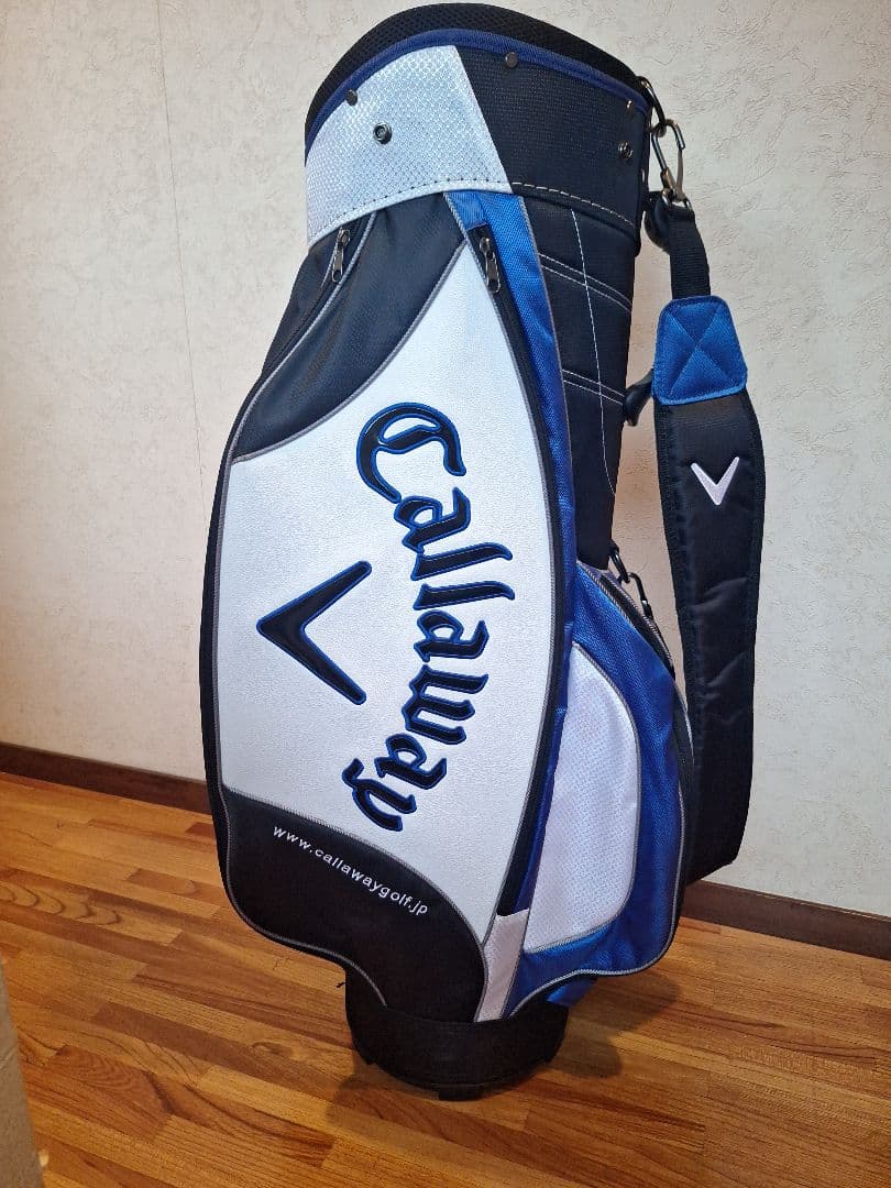 Callaway WARBIRD ブルー ゴルフキャディバッグ フード付き 単品