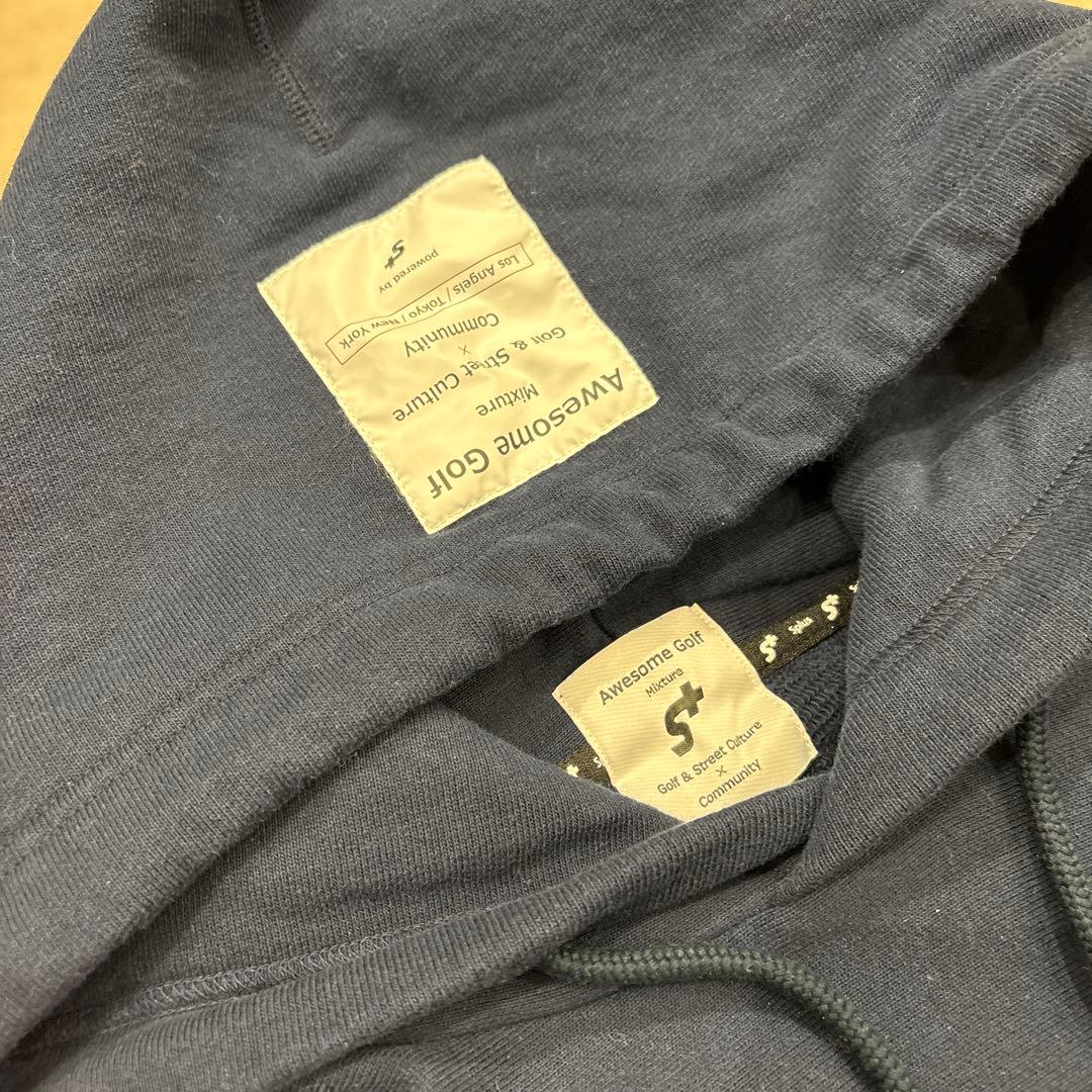 Sプラス ロゴワッペンパーカー