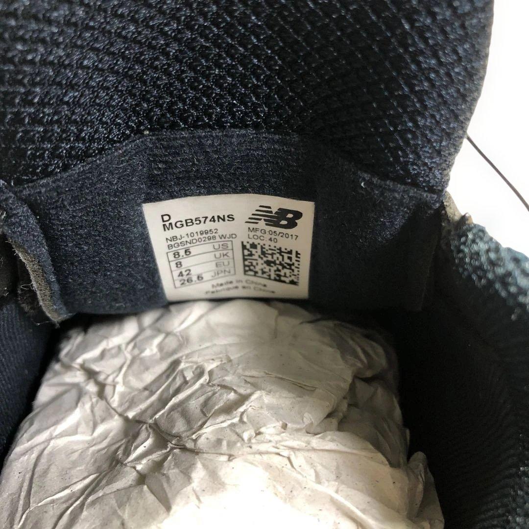 New Balance 574 BOA ブラックゴルフシューズ