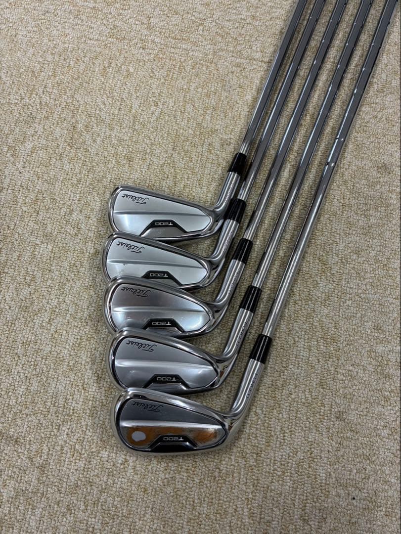 タイトリストT 200アイアン[レフティ] #6〜P（5本）