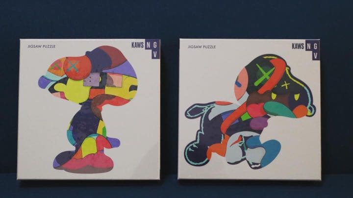 非売品 NGV限定 KAWSパズル2種セット 完成品