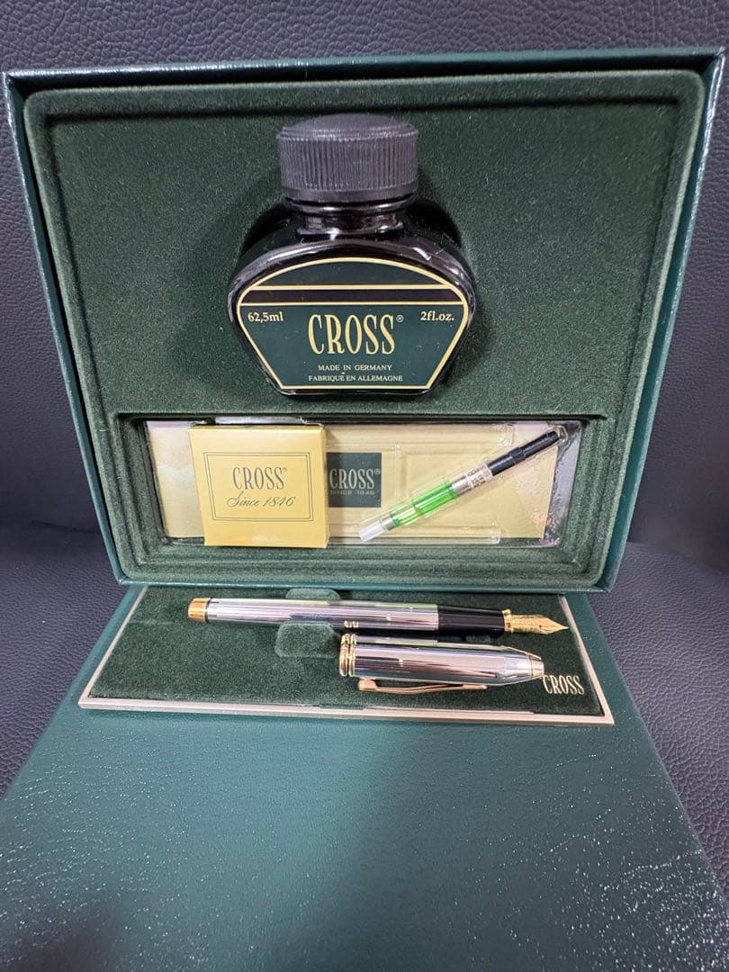 CROSS 万年筆 インクセット　クロス　タウンゼント　k18　旧ロゴ