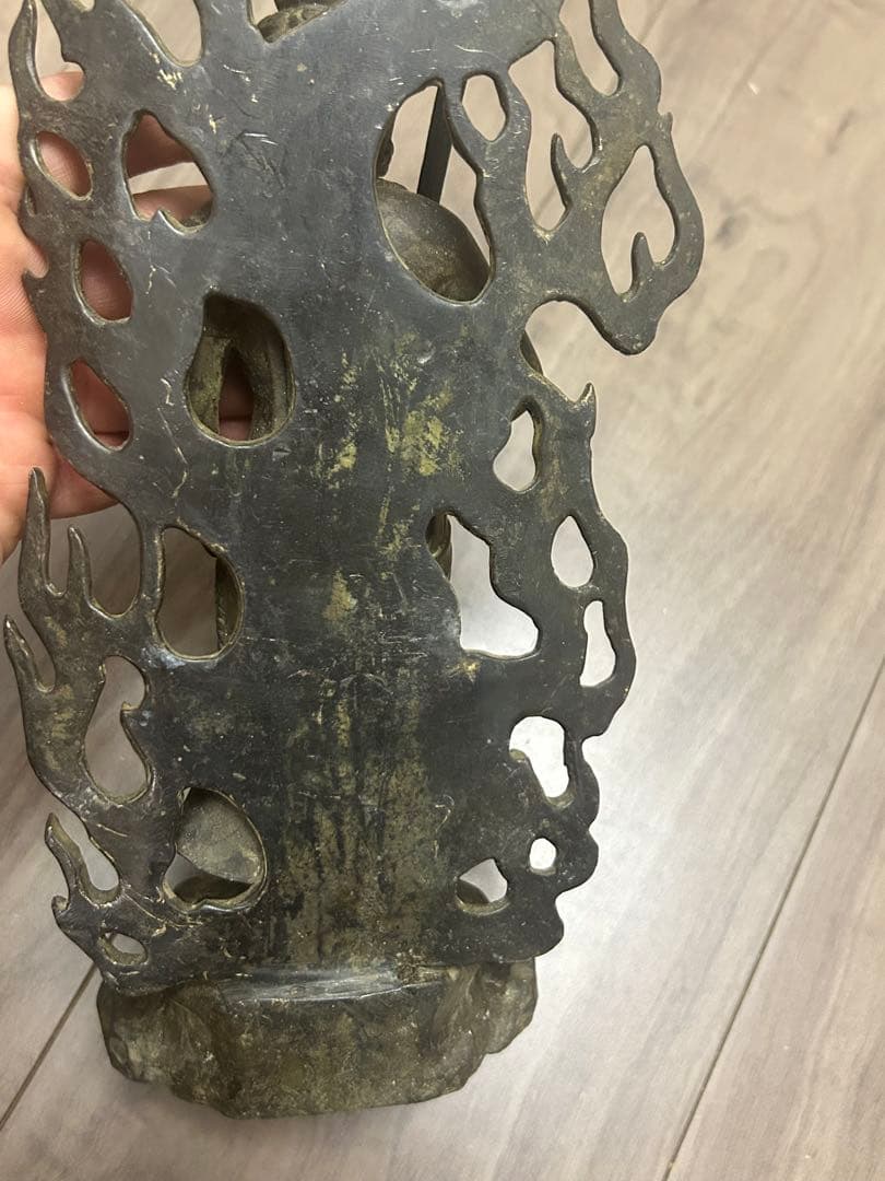 不動明王　仏像　仏師　　守護　厄除け　古銅製 旧家藏出 古董 中国清時代