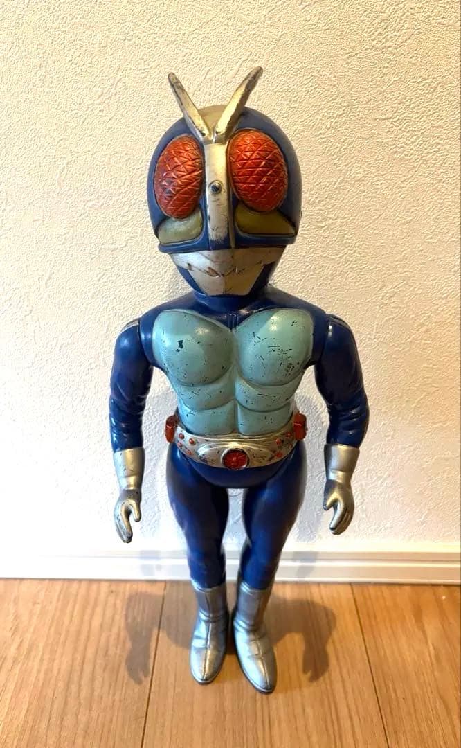 【希少】当時物 70s 仮面1号 トーキング 増田屋 ソフビ