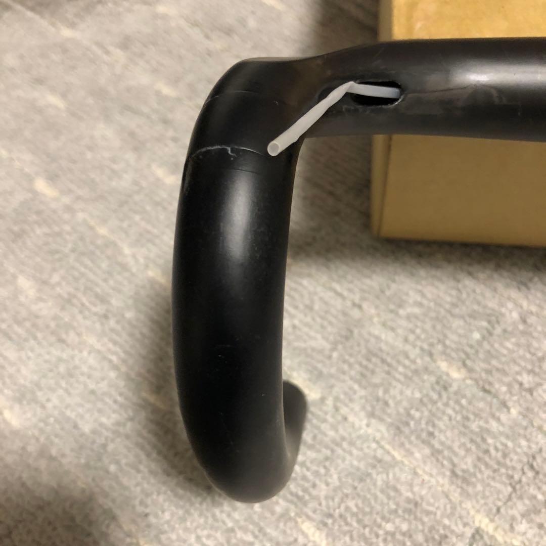 TNI Peloton ロードバイク ハンドル　380mm幅　カーボン