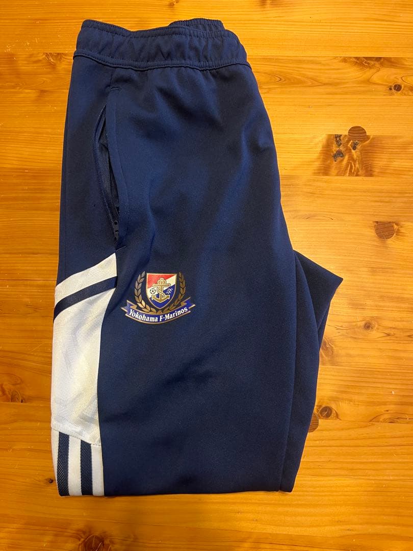 横浜F・マリノス　ジャージ パンツ adidas Lサイズ