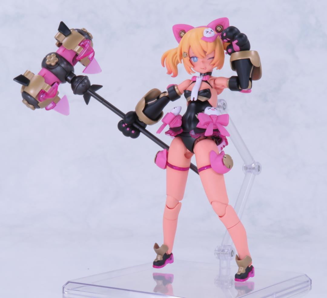 た*ー様 PUNI☆MOFU 黒マオ 改修 全塗装 完成品 コトブキヤ プラモデ