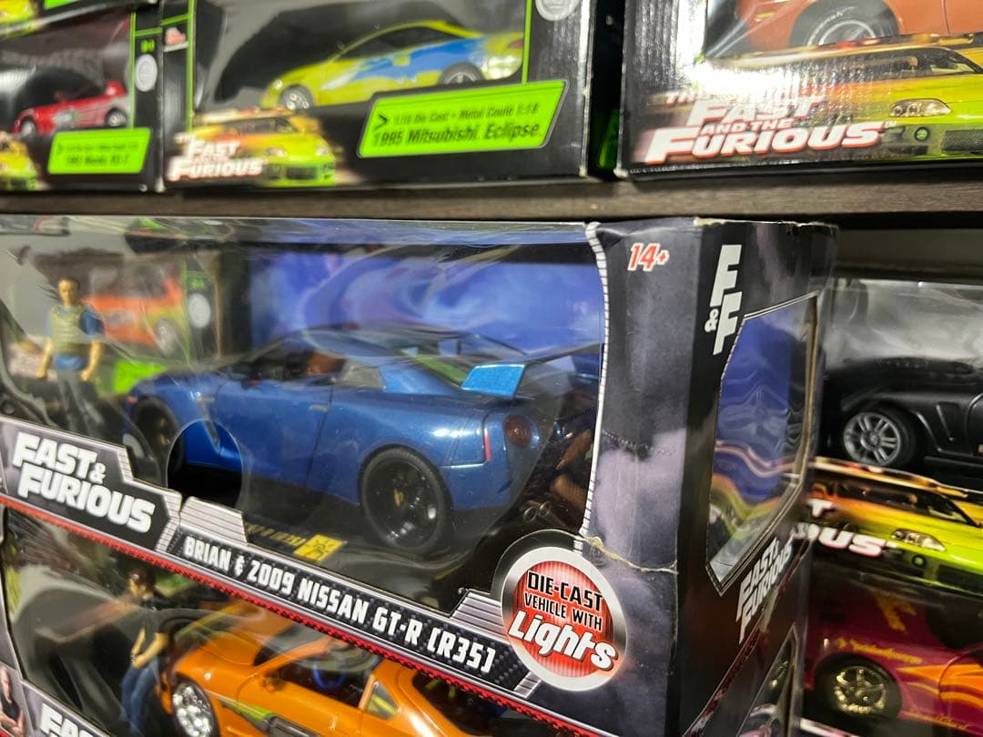 FAST&FURIOUS 1/18 GT-R & SUPRA LEDギミック
