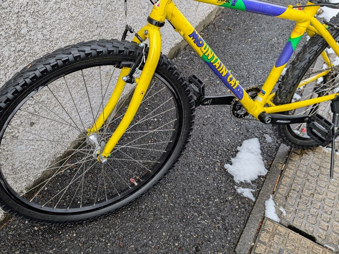 panasonic mountain cat クロモリ　oldmtb