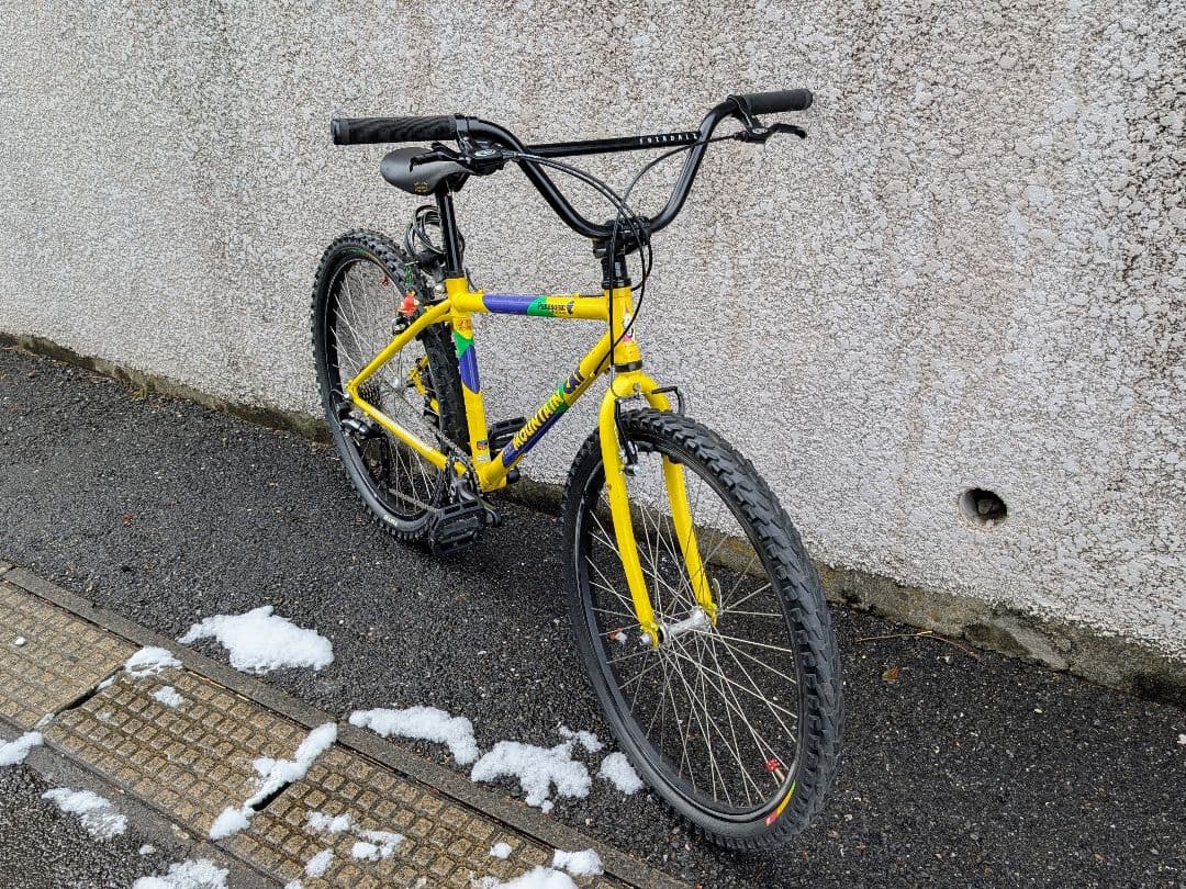 panasonic mountain cat クロモリ　oldmtb