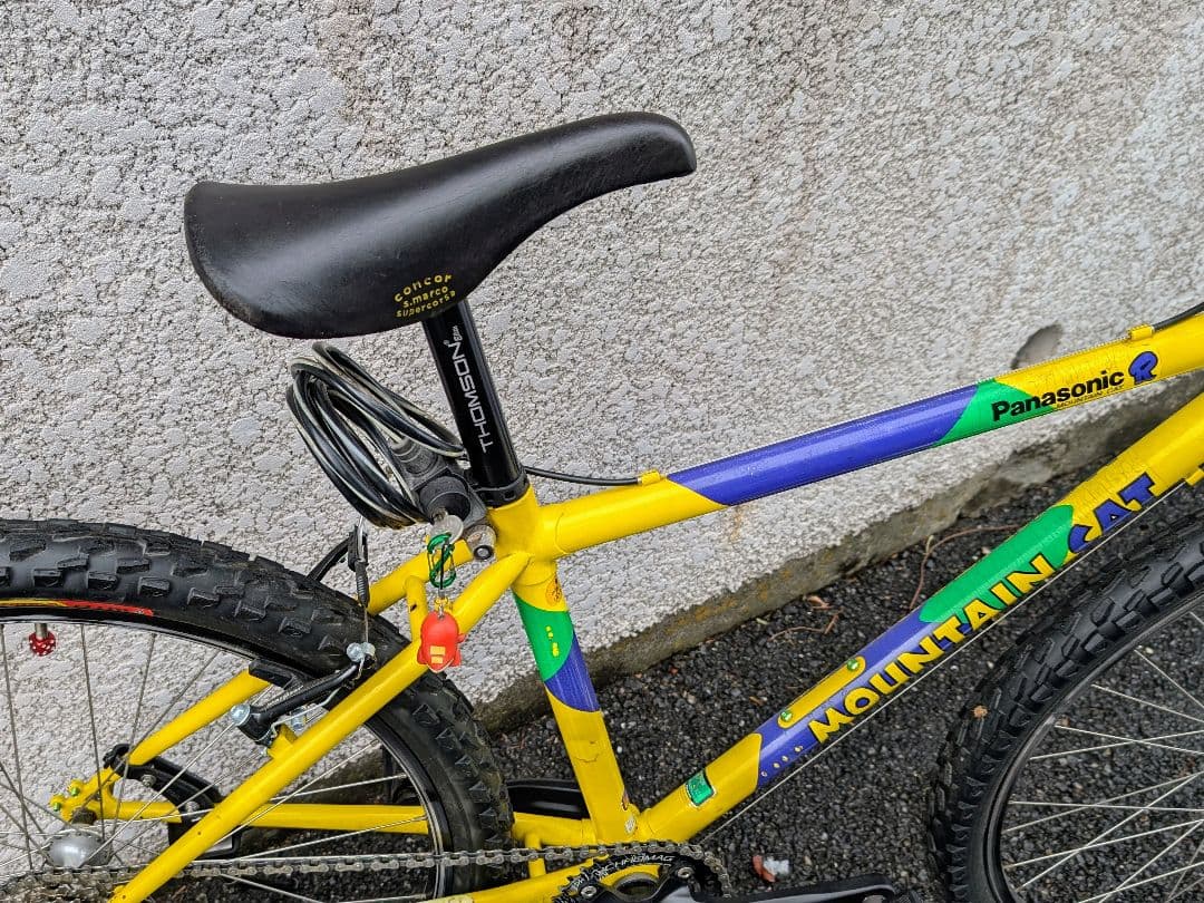 panasonic mountain cat クロモリ　oldmtb