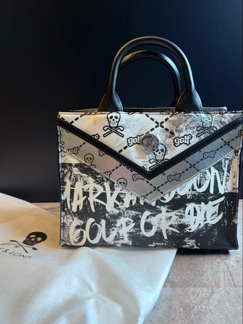 新品未使用品 MARK&LONA ゴルフ カートバッグ グラフィック プリント