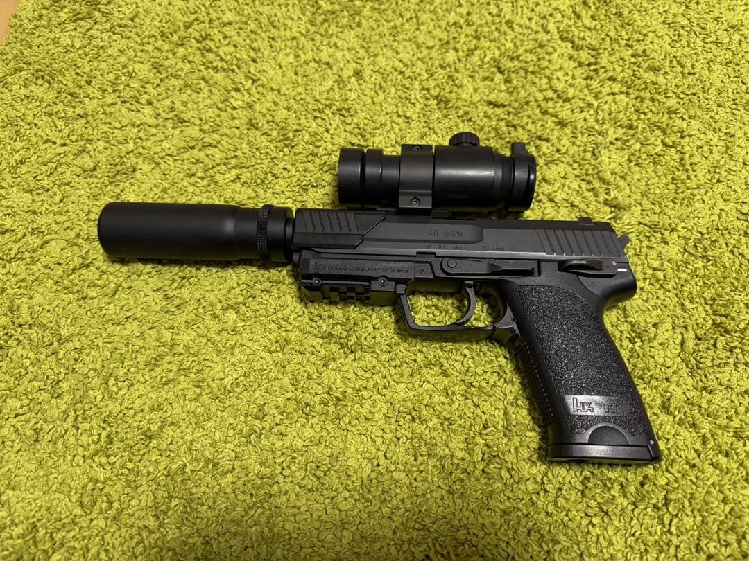 【東京マルイ】H&K USP サプレッサー　サイト付き