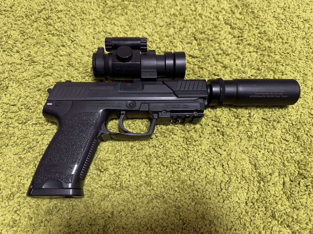 【東京マルイ】H&K USP サプレッサー　サイト付き