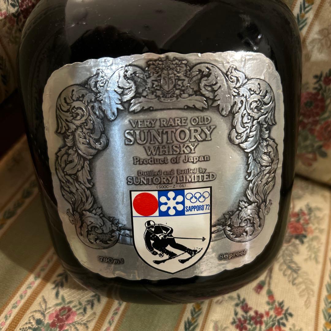 極美品　サントリー　オールド　ウイスキー　冬季オリンピック　記念ボトル　1972