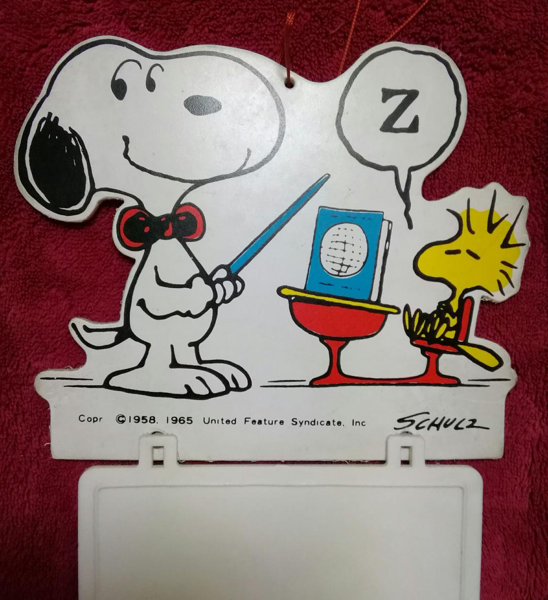 ビンテージ　スヌーピー　ミニ伝言板
