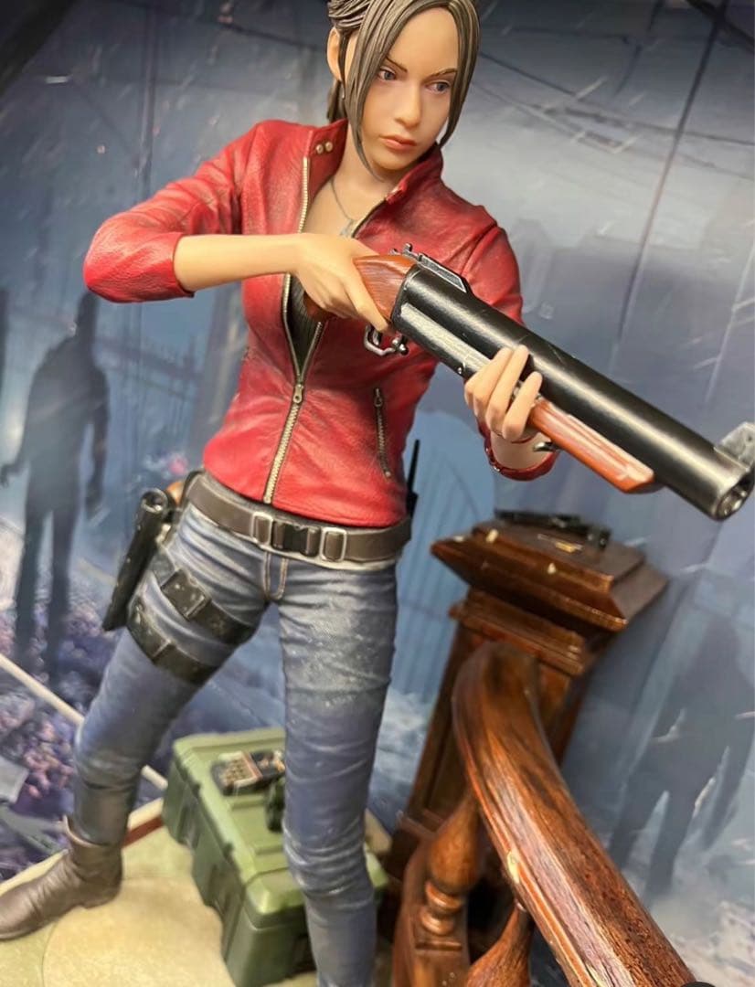 バイオハザード クレア 1/4 ガレージキット ガレキ スタチュー①