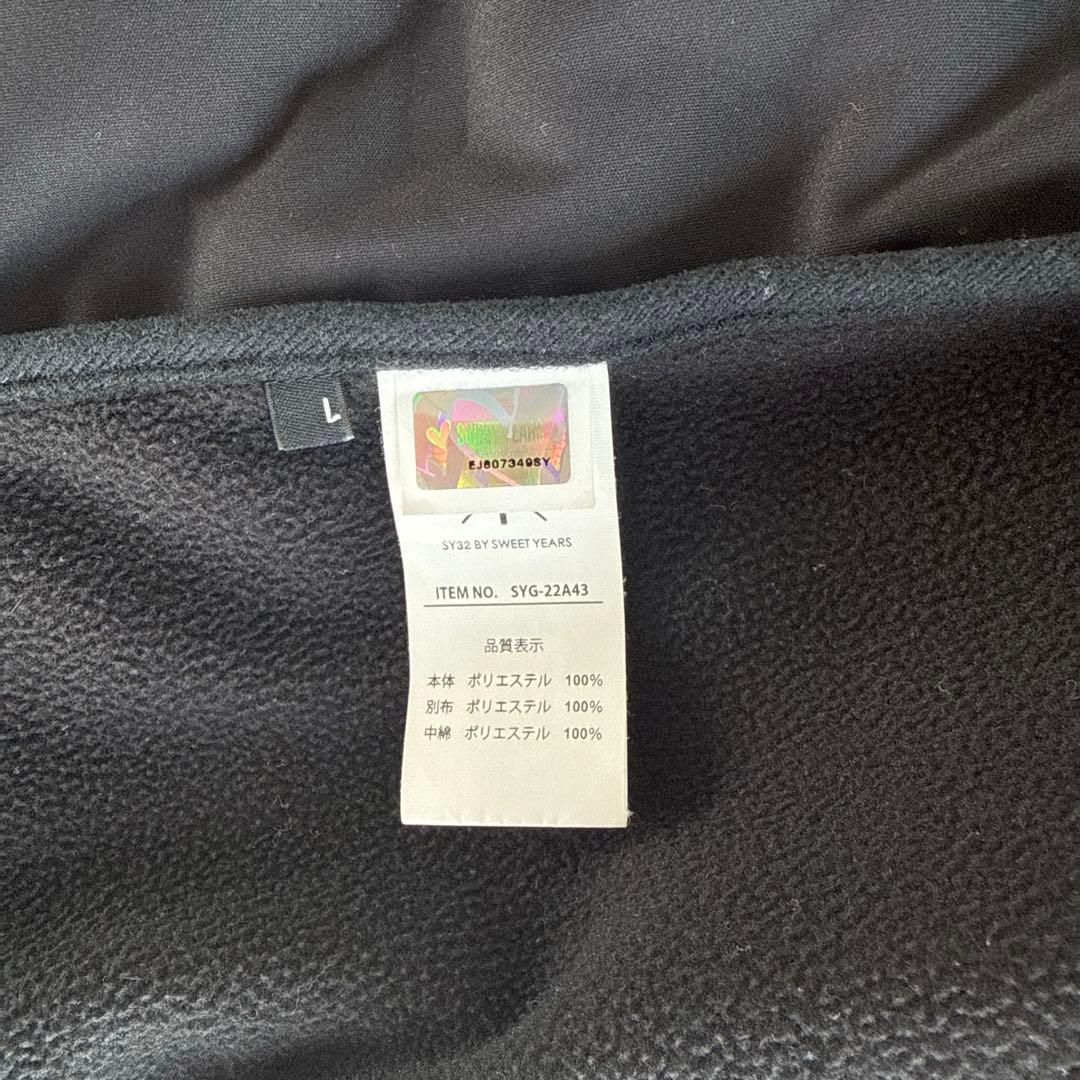 メンズ SY32 ABSOLUTE 黒 ゴルフ ダウンジャケット