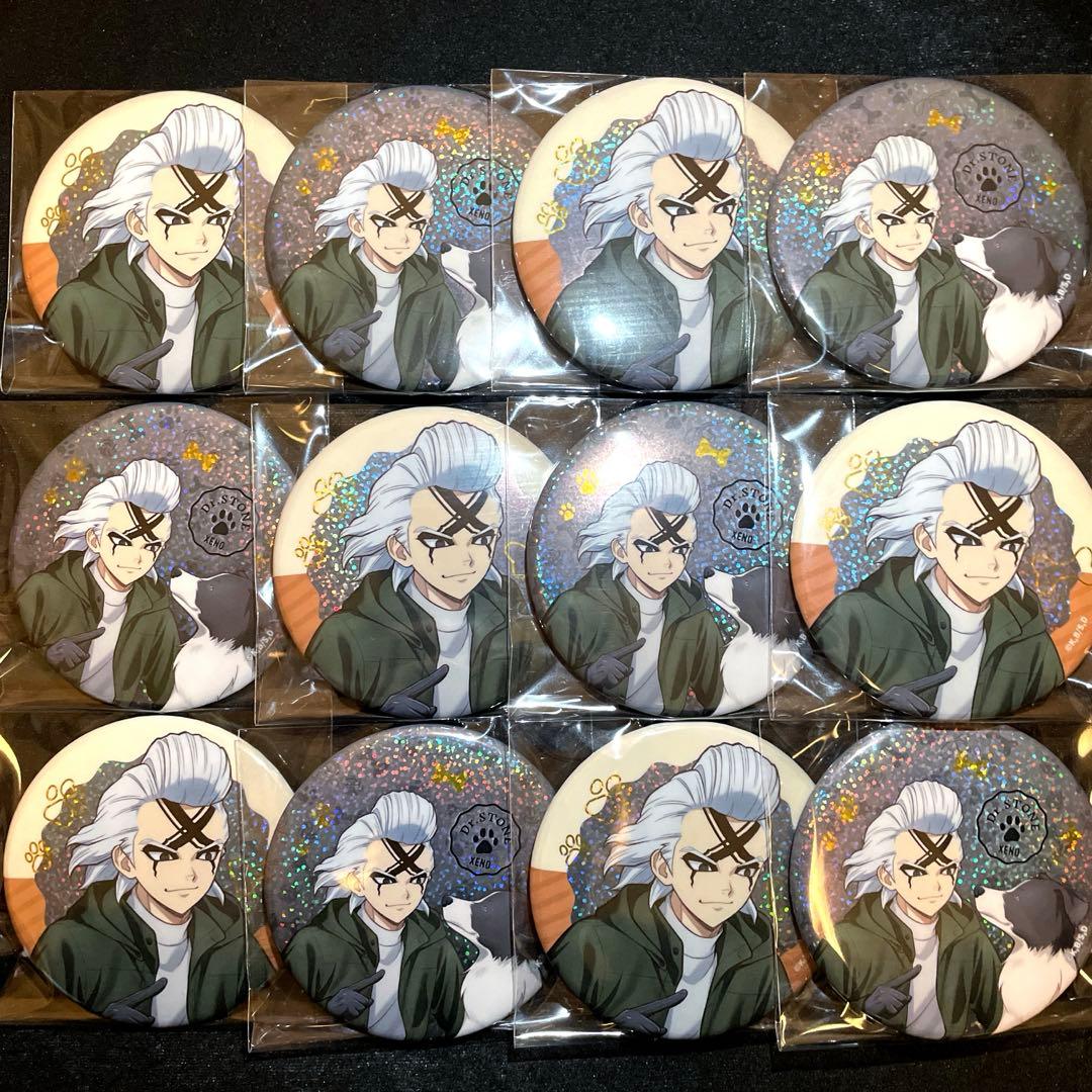 dr.stone with dogs ホログラム缶バッジ ゼノ 12個