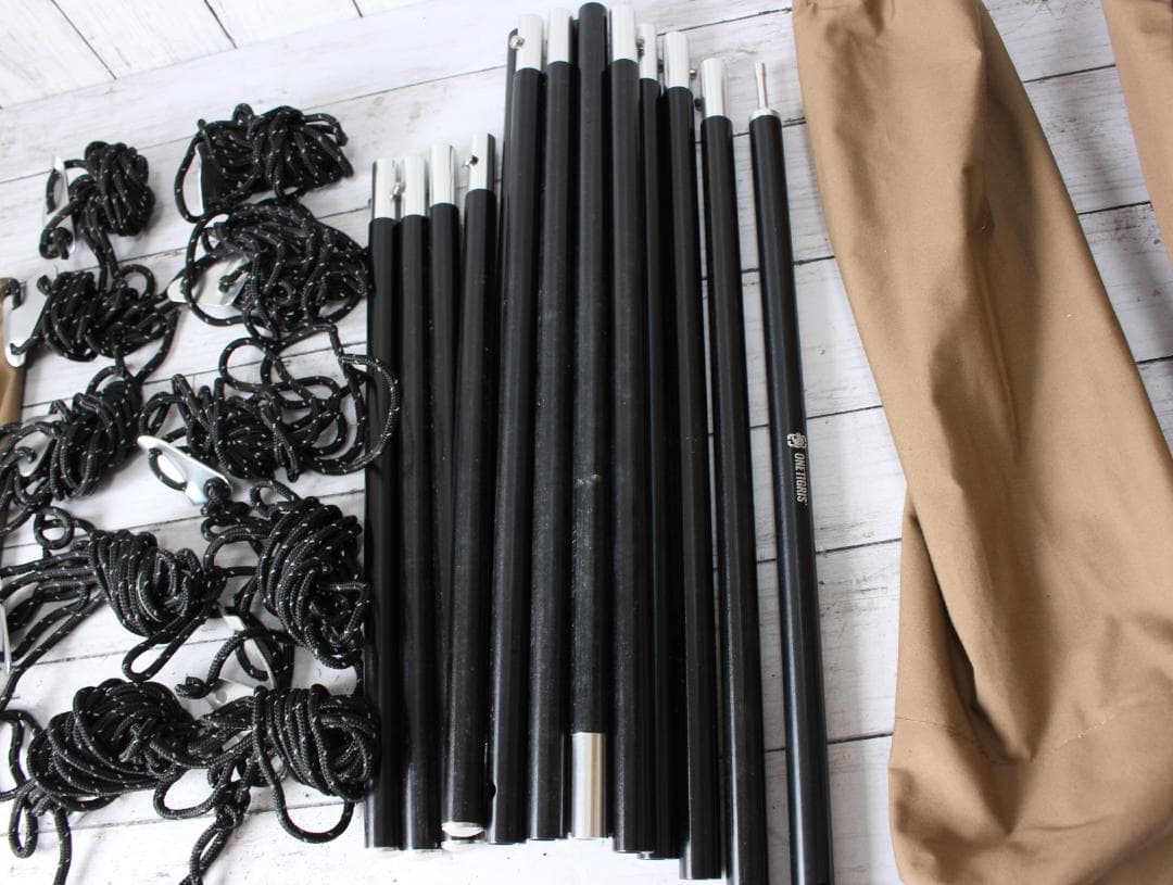 ワンティグリス ロックシールドブッシュクラフトテント 前幕 メッシュインナー付き