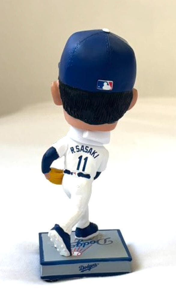 【2025体限定】佐々木朗希 ドジャース メジャー初 バブルヘッド人形 4.5
