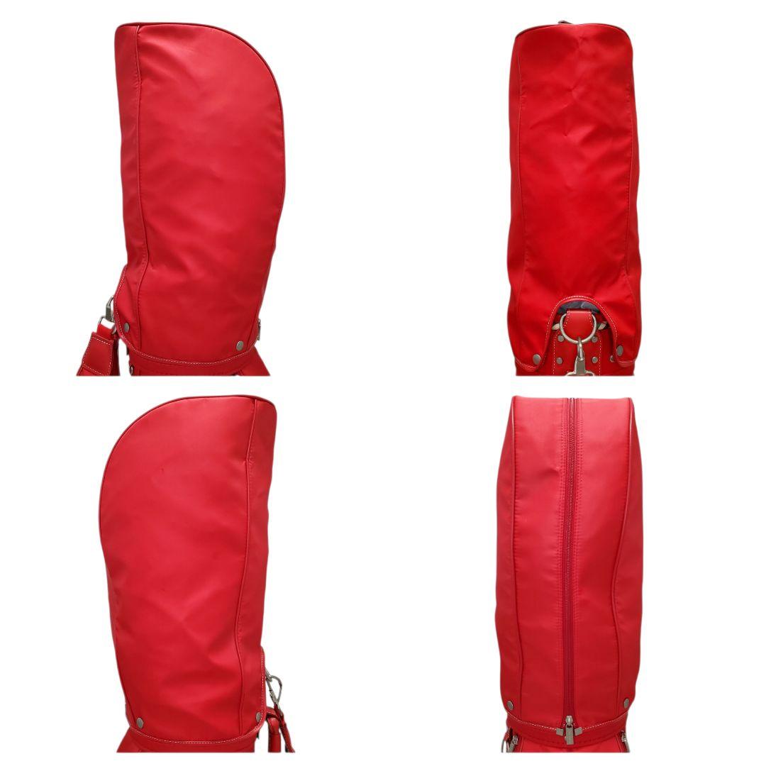 希少 BURBERRY キャディバッグ レッド