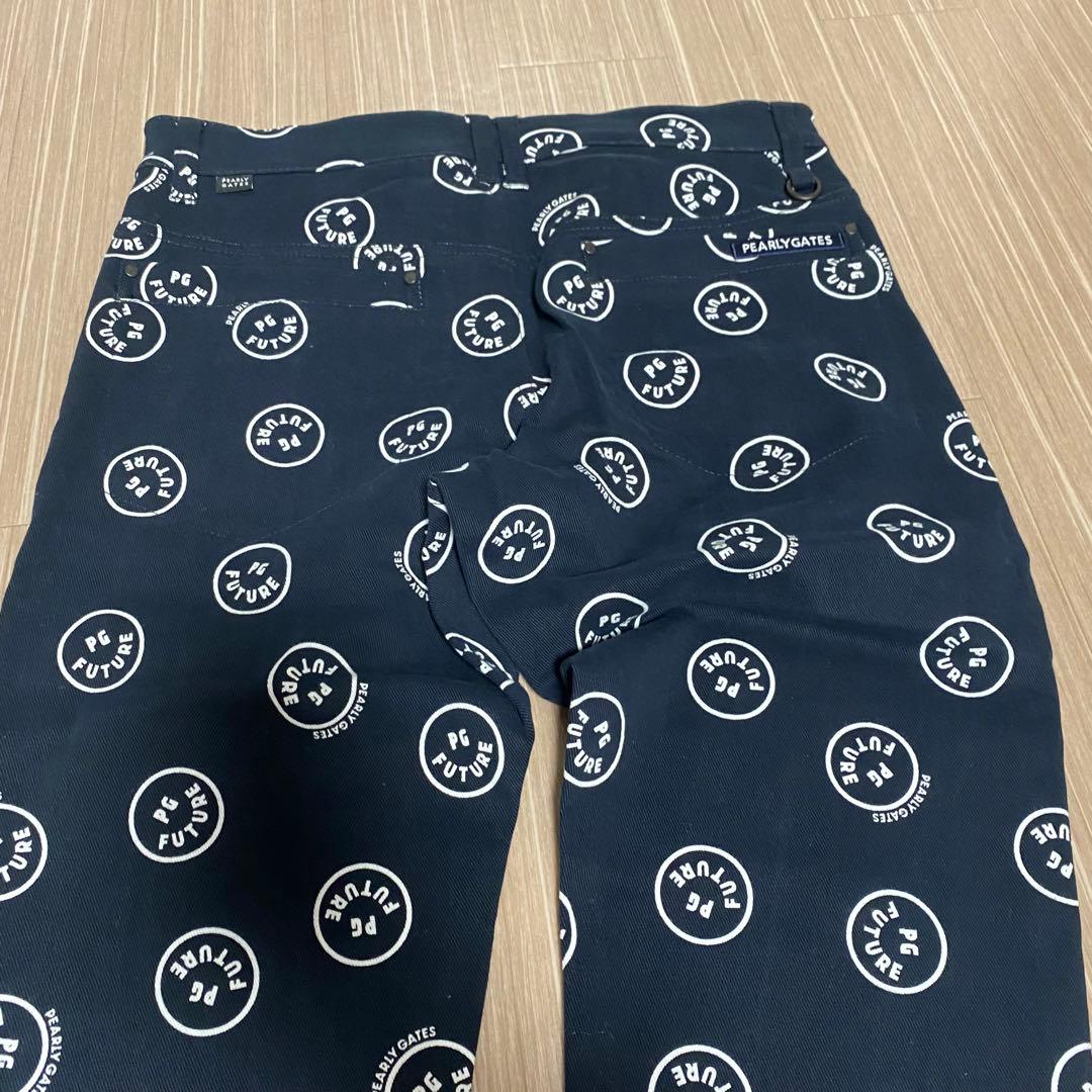 新品未使用　パーリーゲイツ　ニコちゃん柄パンツ　サイズM