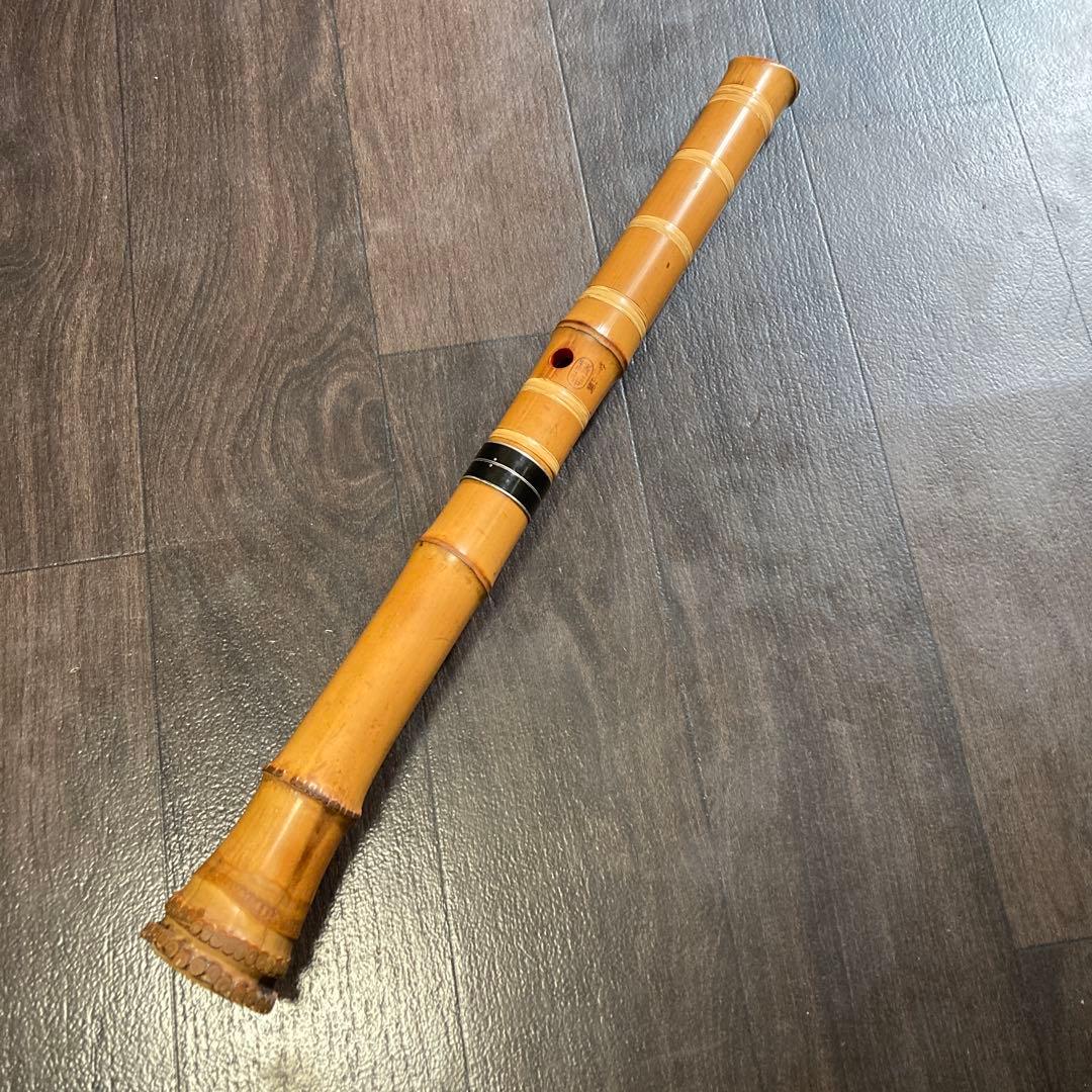 尺八　詳細不明　約48cm 補修アリ