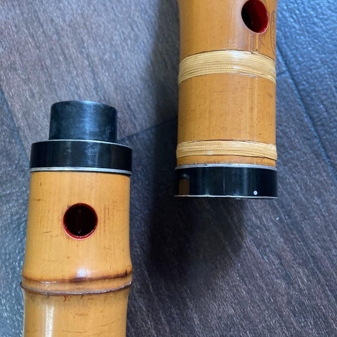 尺八　詳細不明　約48cm 補修アリ