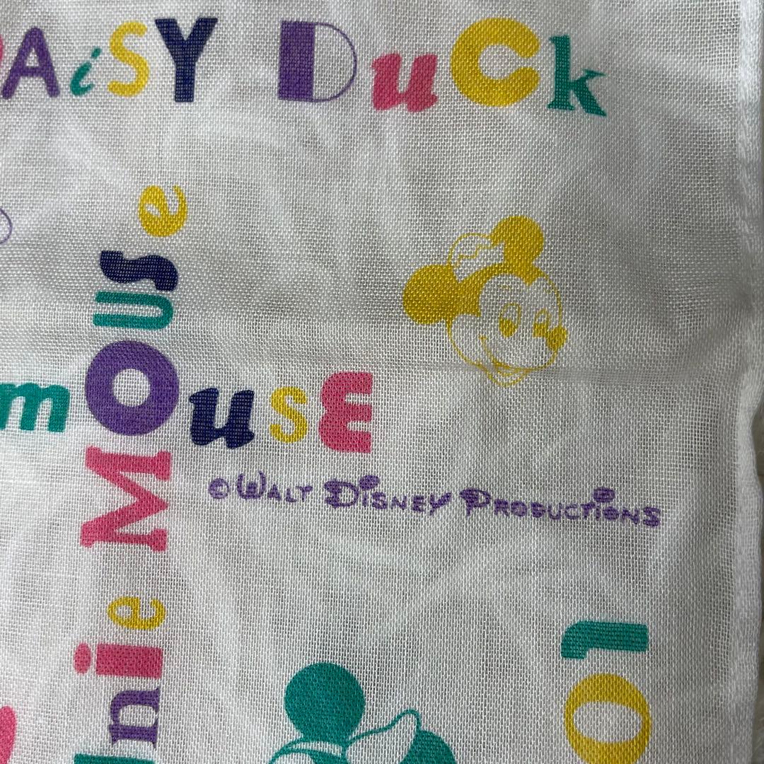 【新品】昭和レトロ ディズニー ハンカチ 5枚セット ミッキー ミニー 当時物