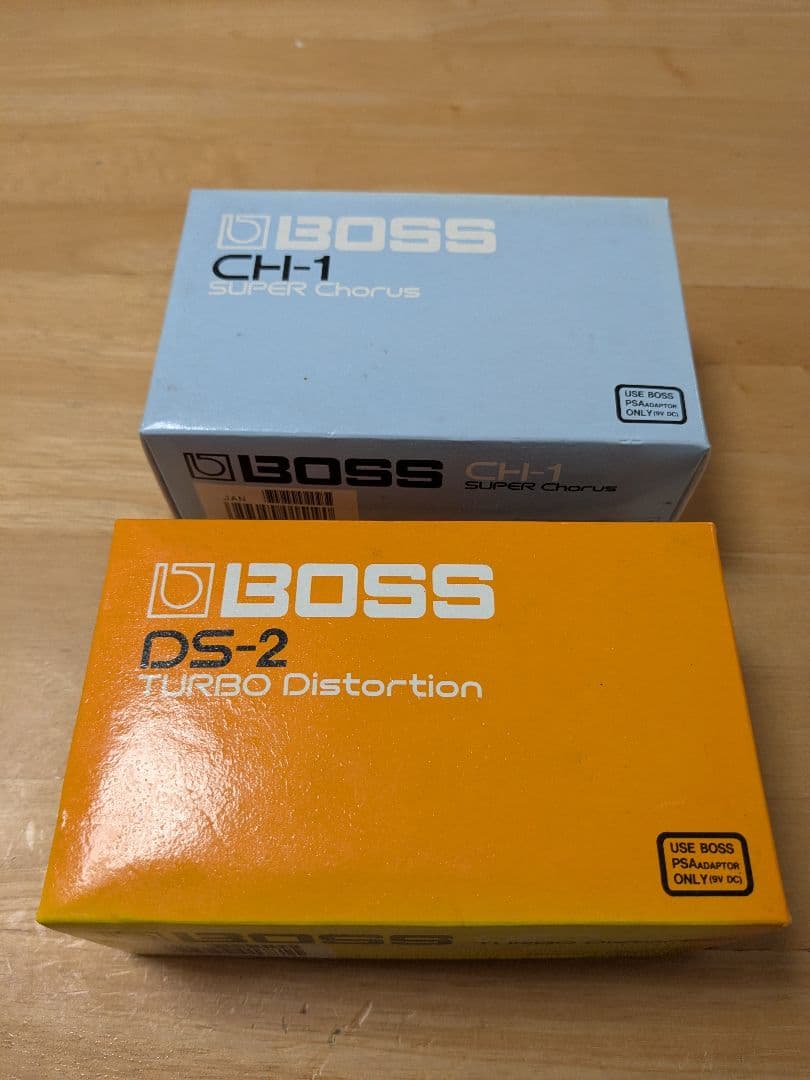 BOSS DS-2 & CH-1 エフェクターセット　動作OK! 箱　説明書付き