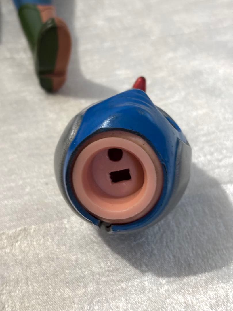 流星人間ゾーン ソフビ 中嶋製作所 当時物 約27cm 首部破損あり