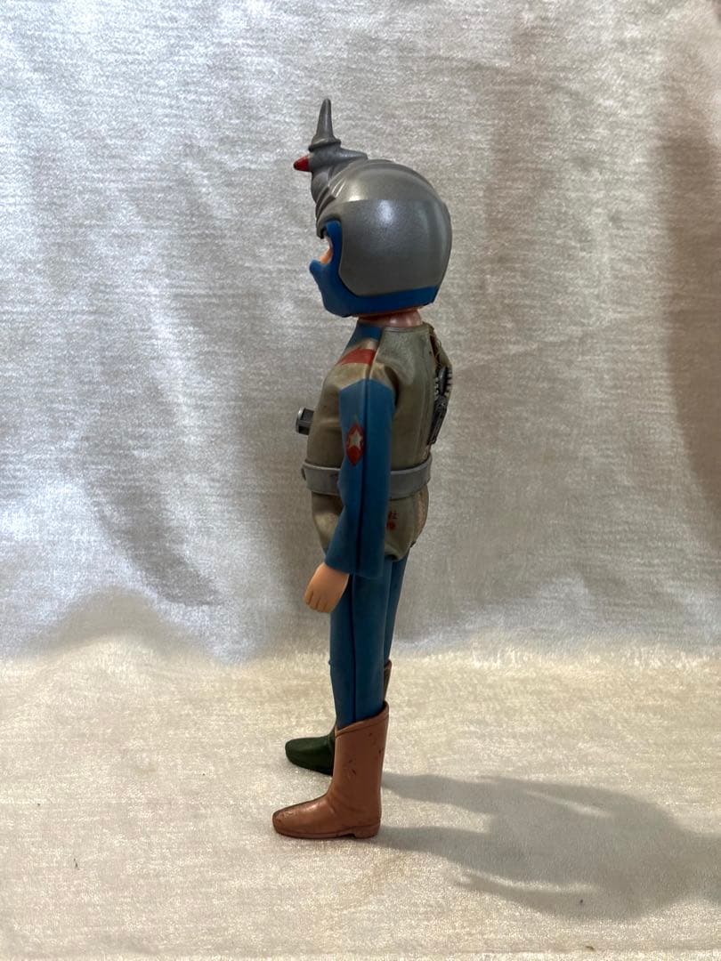 流星人間ゾーン ソフビ 中嶋製作所 当時物 約27cm 首部破損あり