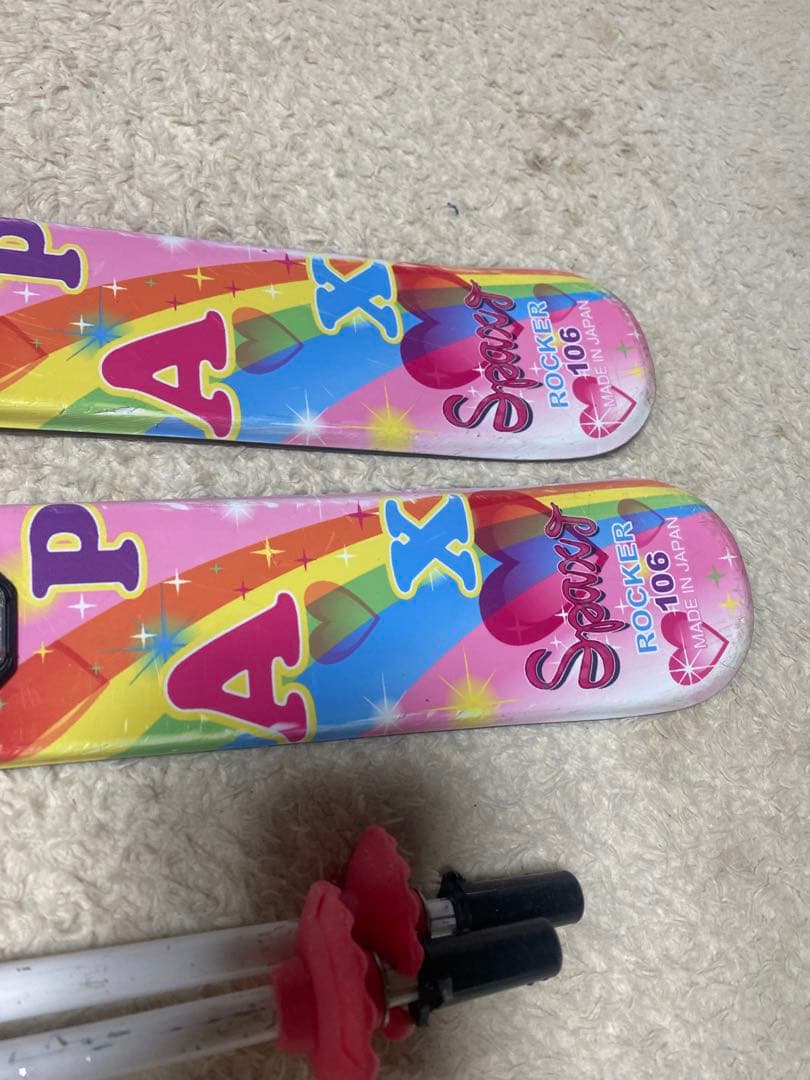 kazamaジュニア106cm ブーツ21cm 80cmスキーセット