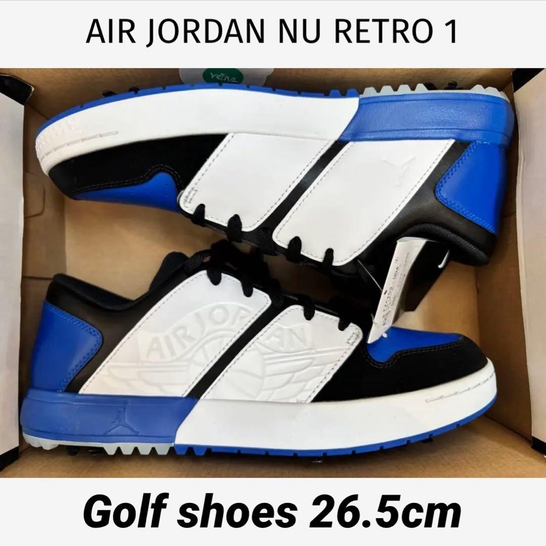 26.5cm ナイキ JORDAN 1 NU ゴルフシューズ FZ4153