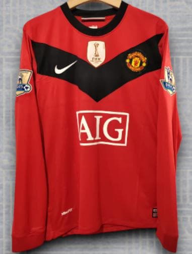 09/10 マンチェスター・ユナイテッド ホーム 長袖 9番 ベルバトフ